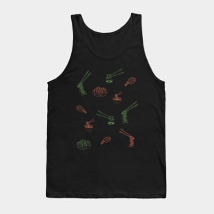 Japanese foods graphic pattern Tank Top